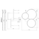 Globo BRIGGS 67186-60 LED Pendelleuchte | 55W LED | 1200lm