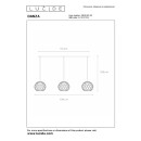Lucide L214280330 Pendelleuchte DANZA E27