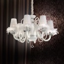 Ideal Lux 035741 Pendelleuchte 6x40W Cabaret | E14 - weiß