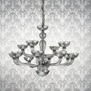 Ideal Lux 095615 Deckenleuchte 8x40W Casanova Fume | E14