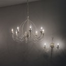 Ideal Lux Hängeleuchte Corte Bianco SP3 3x40W E14 - antik weiß