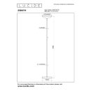 Lucide L197912030 LED Stehlampe ZENITH | 20W integrierte LED-Quelle | 2200lm | 3000K