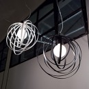 Ideal Lux 103723 Pendelleuchte Disco Bianco 1x60W | E27 - weiß