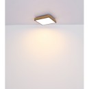 Globo 416080WD3 LED Deckenleuchte Doro 1x36W | 2250lm | 3000K - braun, schwarz, opal