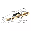 Globo 67288D2 LED Deckenleuchte DUSTIN | 35W integrierte LED-Quelle | 1880lm | 3000K