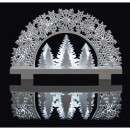 Emos ZY1958 LED Weihnachtsbaumständer 2 AA | 1,28W | IP20 | 11 Leuchtmitteln - warmweiß, Timer
