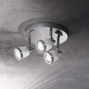 Ideal Lux LED Deckenleuchte Faro PL4 4x28W GU10 - chrom