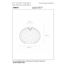 Lucide L211284030 Deckenleuchte DANZA  E27