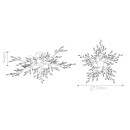 Globo 68541-5 Deckenleuchte Flash 5x40W | E14 - chrom