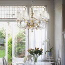 Ideal Lux Hängeleuchte Flora SP8 8x40W E14 - komplexe Beleuchtung, luxuriös