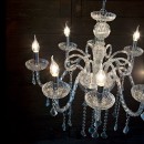 Ideal Lux 027425 Pendelleuchte 8x40W Guidecca | E14 - rot