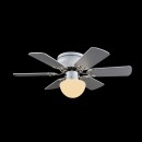 Globo 03070 Deckenleuchte mit Ventilator Formentera 1x60W | E27 - Zugschalter mit Kette
