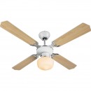 Globo 03300 Deckenleuchte mit Ventilator Sargantana 1x60W | E27 - Zugschalter mit Kette