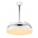 Globo 0351 LED Deckenleuchte mit Ventilator Cabrera 1x36W | 3000-6000K - verstellbar, mit Fernbedienung