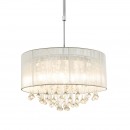 Globo 15094H Pendelleuchte Sierra 12x3W | G9 LED | 130L | 3000K - höhenverstellbar, chrom, silber, Kristall