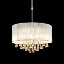 Globo 15094H Pendelleuchte Sierra 12x3W | G9 LED | 130L | 3000K - höhenverstellbar, chrom, silber, Kristall