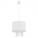 Globo 15098 Hängeleuchte Kronleuchter Pyra 1x60W | E27 - weiß