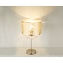 Globo 15187T3 Tischleuchte Amy 1x60W | E27 - matt Nickel, gold