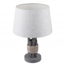 Globo 15255T Tischleuchte Livia 1x60W | E27 - grau