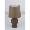 Globo 15262T Tischleuchte Rea 1x60W | E27 - beige, Rost