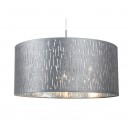 Globo 15265H1 Pendelleuchte Tarok 3x60W | E27 - silber