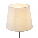 Globo 21001N Tischleuchte Jarome 1x40W | E14 - Nickel, matt, weiß