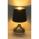 Globo 24000SB Tischleuchte Johanna 1x40W | E27 - golden, schwarz