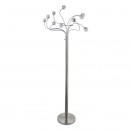 Globo 24134-10S LED Stehleuchte Roslin 10x5W | 4700lm | 3000K - dimmbar, flexibler Arm, Nickel, matt