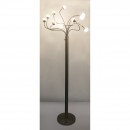 Globo 24134-10S LED Stehleuchte Roslin 10x5W | 4700lm | 3000K - dimmbar, flexibler Arm, Nickel, matt