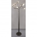 Globo 24134-10S LED Stehleuchte Roslin 10x5W | 4700lm | 3000K - dimmbar, flexibler Arm, Nickel, matt