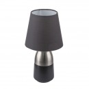 Globo 24135N Tischleuchte Eugen 1x40W | E14 - schwarz, grau