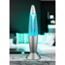 Globo 28019 LED Tischleuchte Lava Magma 6x0,06W - silbergrau, Farbwechsler, rotierende Teile