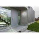 Globo 3156S Außenwandleuchte mit Bewegungssensor Orlando 1x60W | E27 | IP44 - Edelstahl, opal