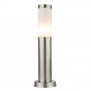 Globo 3158 Außenstehleuchte Boston 1x60W | E27 | IP44 - Edelstahl, opal