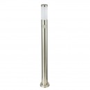 Globo 3159S Gartensäule mit Bewegungssensor Boston 1x60W | E27 | IP44 - Edelstahl, opal