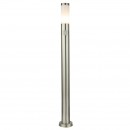 Globo 3159S Gartensäule mit Bewegungssensor Boston 1x60W | E27 | IP44 - Edelstahl, opal