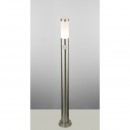 Globo 3159S Gartensäule mit Bewegungssensor Boston 1x60W | E27 | IP44 - Edelstahl, opal