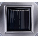 Globo 33109 LED Außen Solarleuchte Solar 30x0,15W | 2700K | IP44 - Nachahmung Flamme, Edelstahl