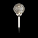 Globo 33353 LED Außen-Solarleuchte 1x0,06W | 4000K | IP44 | RGB - Edelstahl