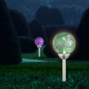 Globo 33353 LED Außen-Solarleuchte 1x0,06W | 4000K | IP44 | RGB - Edelstahl