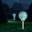 Globo 33353 LED Außen-Solarleuchte 1x0,06W | 4000K | IP44 | RGB - Edelstahl