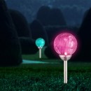 Globo 33353 LED Außen-Solarleuchte 1x0,06W | 4000K | IP44 | RGB - Edelstahl