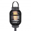 Globo 33538 LED Außen Solarleuchte 36x0,04W | 1800K | IP44 - Nachahmung Flamme zum Einstechen, schwarz