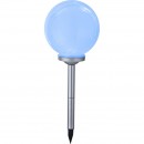 Globo 33793 LED Solarleuchte Solar 4x0,06W | IP44 | RGB - Erdspieß, Farbwechsler, weiß, silber