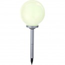 Globo 33793 LED Solarleuchte Solar 4x0,06W | IP44 | RGB - Erdspieß, Farbwechsler, weiß, silber