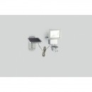 Globo 3716S LED Solar-Gartenlampe mit Bewegungssensor Solar 1x3W | 270L | 6500K | IP44 - Aluminium