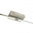 Globo 41910-10 LED Deckenleuchte Domenico 1x9W | 15-280lm | 3000K | RGB - Fernbedienung, Farbfixierung, Farbwechsler, dimmbar, Nachtleuchte, chrom