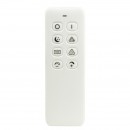 Globo 41910-10 LED Deckenleuchte Domenico 1x9W | 15-280lm | 3000K | RGB - Fernbedienung, Farbfixierung, Farbwechsler, dimmbar, Nachtleuchte, chrom