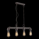 Globo 43000-4H Decken- und Spotleuchte Bayuda 4x60W | E27 - schwarz, gold