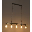 Globo 43001H Kronleuchter Bayuda 5x60W | E27 - grau